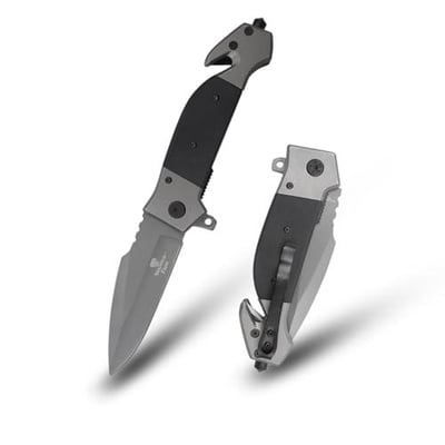 Snake Eye Tactical Heavy Duty Every Day Carry Folding Pocket Knife (Black-1019) - $12.49 + FREE Shipping