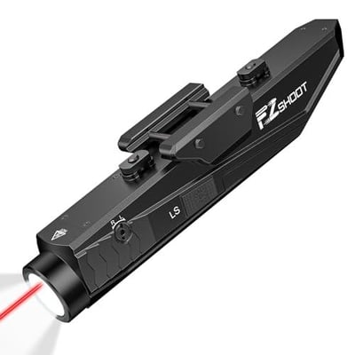 33% off EZshoot 1600 Lumens Rifle Flashlight, AR Light Laser Combo for Rifle, Anodized Aluminum Spot LED Rifle Light Compatible with M-Rail & Picatinny, USB Rechargeable Low Profile Weaponlight w/code 7KDZ2PNN - $34.31 + FREE Shipping