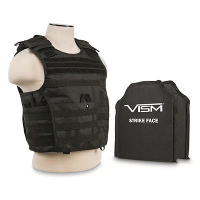 VISM By NcSTAR Expert Plate Carrier Vest w/Two Level 3A Soft Body Panels from $132.99 after code "ULTIMATE20" + S/H