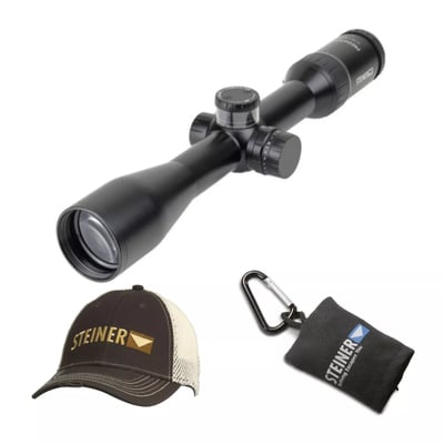 Steiner 2-16x42 Predator 8 Riflescope (E3 Reticle) Bundle with Steiner Cap and Lens Cloth - $1259.99 after code "STEINER" (Free 2-day S/H)
