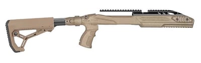 FAB Defense M4 Collapsible Stock Optics-Ready Pro Kit For Ruger 10/22, FDE - $153.74 (Free S/H over $49 + Get 2% back from your order in OP Bucks)