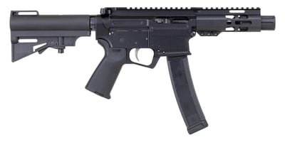 PSA ARV 4" 9MM 1/10 GX Lightweight HEX M-Lok MOE EPT Har-15 Pistol, Black - $699.99 