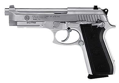 Taurus PT-92 9mm 5" Barrel Stainless Finish - $476.71 (Free S/H on Firearms)