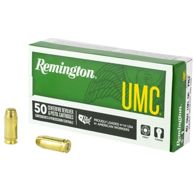 REMINGTON AMMO 40 SW UMC 180Gr MC 50rd Ammo - $21.99