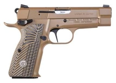 EAA Girsan MC P35 9mm 3.8" Barrel FDE G10 Match Frame 15 Rounds - $478.51 (email price) 