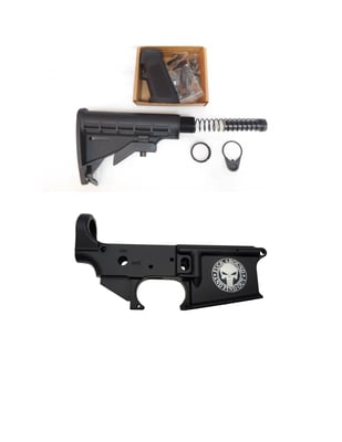 LABOR DAY SALE: Konza Guns AR15 Carbine Unassembled Lower FAFO - $99.99