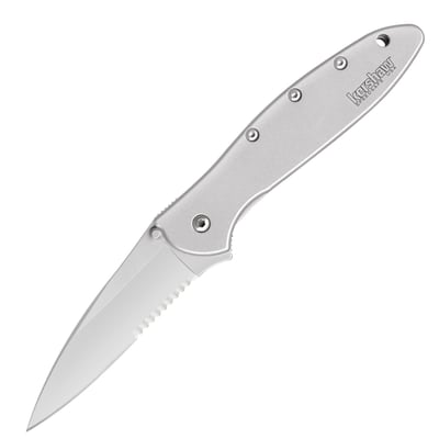 Kershaw 1660ST Ken Onion Leek Serrated Folding Knife with SpeedSafe - $39.99 + Free Shipping