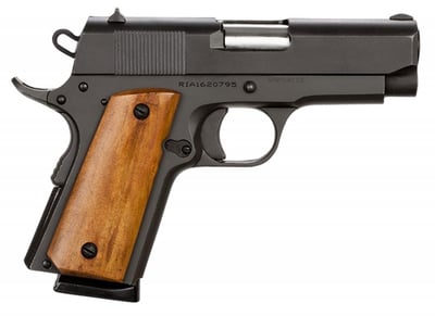 Rock Island 51416 GI Standard CS *CA Compliant 1911A1 45 ACP 3.25" 6+1 Black Parkerized Wood Grip - $395.54