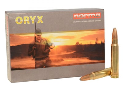 Norma American PH Ammunition 358 Norma Magnum 250 Grain Oryx Protected Point Box of 20 - $96.99