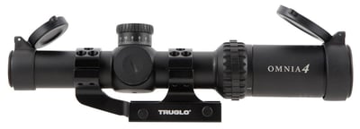 Truglo Omnia Tactical 1-4x 24mm Scope, 30mm Tube, Illuminated Duplex Mil-Dot Reticle, Black Anodized - $95 (Add to Cart for Best Price) 