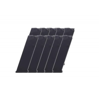 10 Pack of KCI 9mm 17-Round Polymer Magazines for Glock 17 Pistols - $77.99 