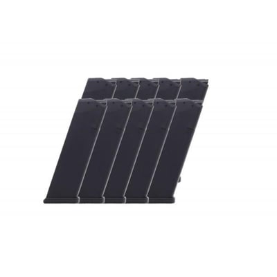 10 Pack of KCI 9mm 17-Round Polymer Magazines for Glock 17 Pistols - $99.99