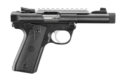 Ruger Mark IV 22/45 .22LR 4.4" 10rd Pistol, Black - $329.99 