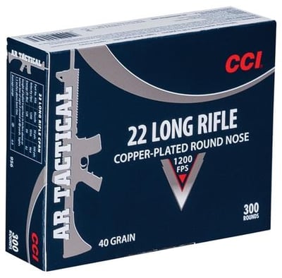 CCI AR Tactical .22 LR 40 gr CPRN - Box of 300 - $25.32 