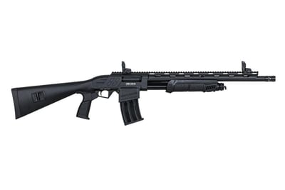 Boundkraft Defender 20" Pump 12ga 5rd Shotgun, Black - BOU12DEFB - $169.99