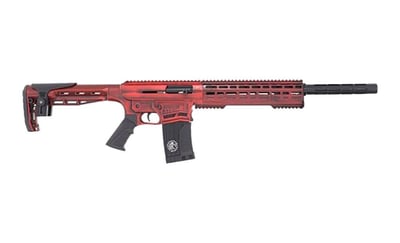 Garaysar Fear-116 12 Gauge 20" 5rd Semi-Auto Shotgun, Battle Red - FEAR-116-Red BW - $229.99 