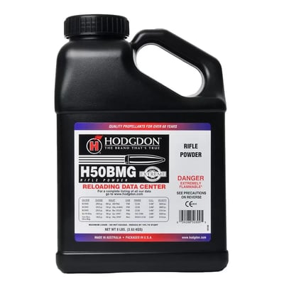 Hodgdon Powder Co., Inc. Hodgdon H50bmg Powder 8 LB. - $315.99 after code "MAYPARTNER25" (Free S/H over $99)