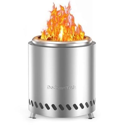Tabel Top Fire Pit Mini, Portable Firepit Outdoor, 5.5" Tabletop Firepit Stainless Steel - $17.99 + FREE Shipping