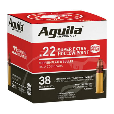 Aguila 22 LR 38Gr CPHP 3000 Rnd (12 Boxes) - $159.88 w/code "CART20" 