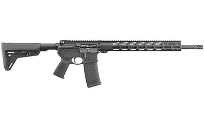 RUGER AR-556 MPR 5.56 NATO 18" 30rd Semi-Auto AR15 Rifle w/ Magpul Furniture - M-LOK - Black - $659.99 (FREE Shipping on Firearms)