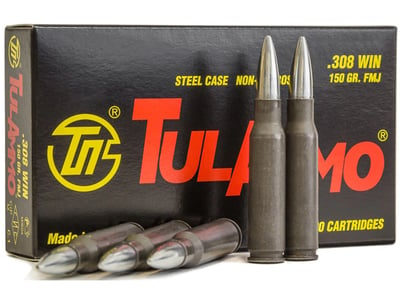TulAmmo Ammunition 308 Winchester 150 Grain Full Metal Jacket - $299.99