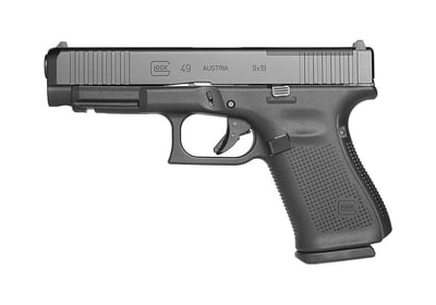 Glock G49 G5 MOS 9mm 4.49" 15rd Pistol, Black - $529.99 