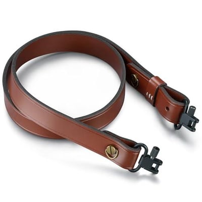 50% off CVLIFE Gun Sling for Rifle Leather Two Point Sling Gun Sling with Removable Swivels, Adjustable Leather Rifle Sling for Outdoor Sports w/code 9LEC494N - $9.99 + FREE Shipping