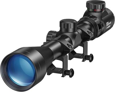 EZshoot 3-9x40 Red Green Illuminated Rifle Scope with Mounts - $14.99 w/code "B7KKATFY" + FREE Shipping
