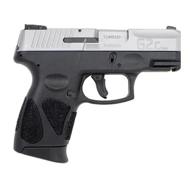 Taurus G2C Stainless, 12 Round Semi Auto Handgun, 9mm - $279