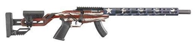 Ruger Precision Rimfire Rifle 22LR 18-inch American Flag 15Rds - $471.99.00 ($9.99 S/H on Firearms / $12.99 Flat Rate S/H on ammo)