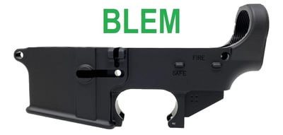 Blem AR15 Anodized 80% Lower Receiver - Fire / Safe Engraved - Serial Number / Model / Mfg Engraving - $35.95 after code "PATRIOT" 