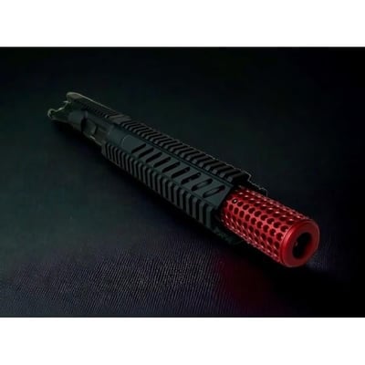 New Year Special: AR-15 5.56/.223 10.5" NITRO-MET QUAD UPPER ASSEMBLY /RED SOCOM STYLE BRAKE - $269.95