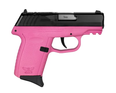 SCCY CPX-2 3.1" Bbl, 9mm, Black Slide, Pink Frame, 10rnd Mag - $221.19 