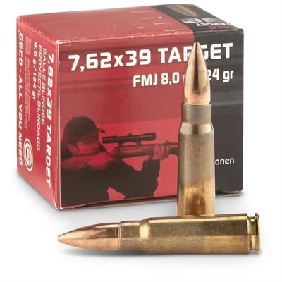 In Stock - 500 rounds of Geco 7.62x39mm 124 Grain FMJ Ammo - $208.09 (Buyer’s Club price shown - all club orders over $49 ship FREE)