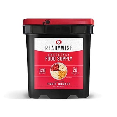 Wise Company ReadyWise, Emergency Food Supply, Emergency Freeze Dried Fruit Bucket, 120 Servings - $164.99 (Free S/H over $25)
