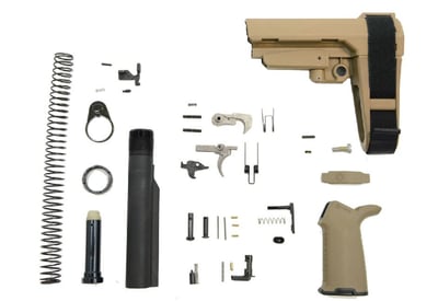  PSA SBA3 MOE+ EPT Pistol Lower Build Kit, Flat Dark Earth - $199.99 + Free Shipping 