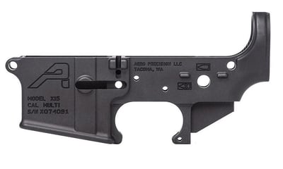 Aero Precision AR-15 Stripped Lower Receiver Black - $64.95 