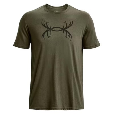 Under Armour Antler Logo SS Tee Marine OD Green (Size SM) - $8.99 (FREE Shipping over $250, Firearms $13.95 Flat S/H)