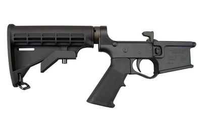 Plum Crazy AR-15 Improved Gen II Complete Polymer Lower Receiver Black - $89.99