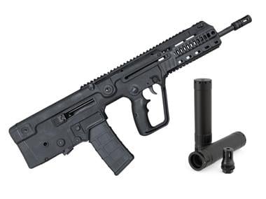 IWI US Tavor X95 5.56mm 16.5" 30-rds Bullpup Rifle, No Picatinny Side Rails + KGM R556 Suppressor - $1699 (Free S/H)