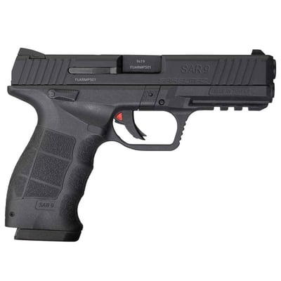 Sar USA SAR9 9mm Luger 4.4in Black Pistol - 10+1 Rounds - $299.99 (free store pickup)  (Free S/H over $49)