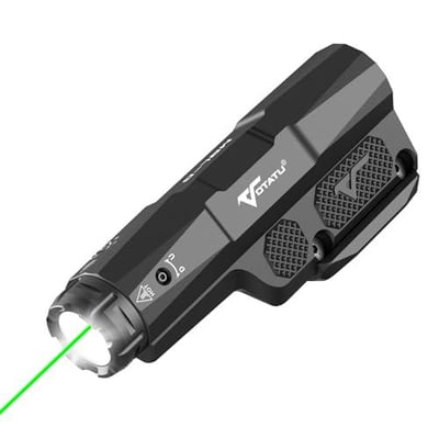 VOTATU M8L-G 3000 Lumens 2 in 1 Light Laser Combo for Mlok/Picatinny, Strobe Function Flashlight and Green Laser Beam with Easy Touch Pad Switch, USB Magnetic Rechargeable Light for Rifle and Carbine - $62.04 + FREE Shipping