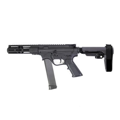 Zaviar Firearms AR9 'Stinger Series' 3.5"- 4.5" Complete Dedicated Pistol / 1:10 Twist / 6.5" MLOK Handguard / LSHO / SBA3 Brace - $599.99