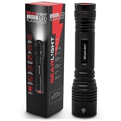 GearLight High-Powered LED Flashlight S2000 with 5 Modes, Zoomable, Water Resistant - $19.99 + FREE Shipping