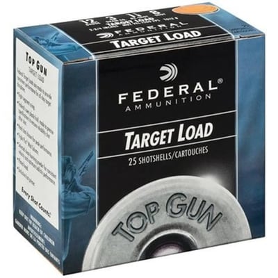 Federal Top Gun Target 12 Gauge 2 3/4" 1 1/8 oz. Shotshells 25 rds. - $6.64 (Buyer’s Club price shown - all club orders over $49 ship FREE)