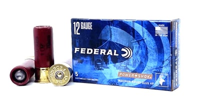 Federal Power Shok 12 Gauge Slug 2.75 " 1 oz 1610 fps 250 Count - $108.30 