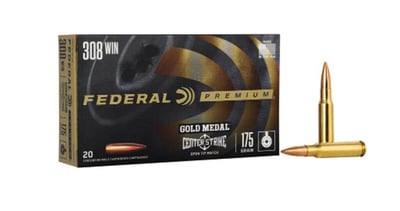 Federal Premium Gold Medal Center Strike Ammo .308 Winchester 175 Grain OTM 200 Rounds - $299 