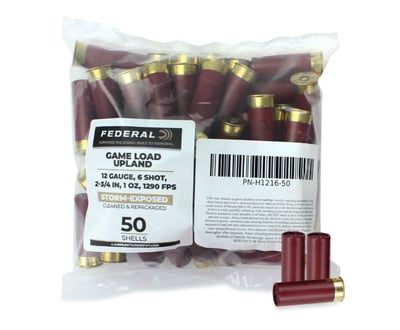 Federal Upland Game Load 12 Gauge 2.75" 1 oz 6 Shot Storm-Exposed Ammo 50 Round Bag - $10.92 after Code: 5PTODAY 