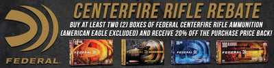 Federal Centerfire Rifle Rebate @ Natchez Shooting & Outdoors