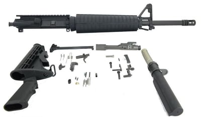PSA 16" Midlength 5.56 NATO 1:7 A2 Nitride Freedom Rifle Kit - $359.99